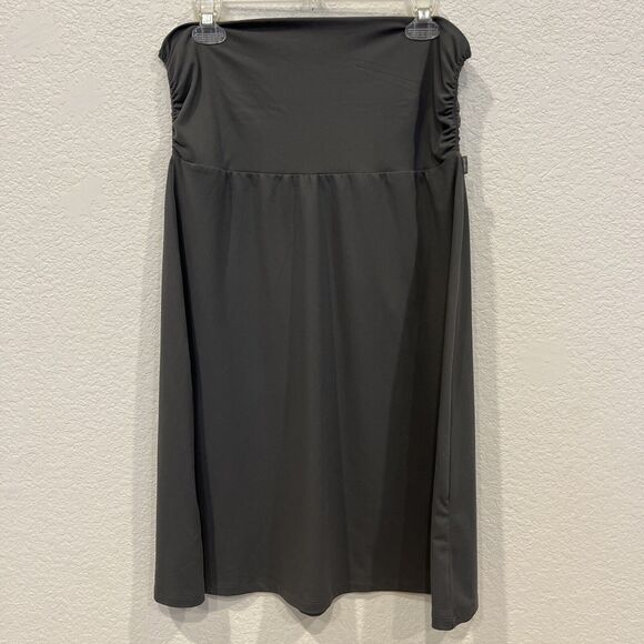 EDDIE BAUER Gray Strapless Knit Dress Size Medium - Picture 1 of 2